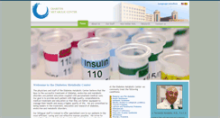Desktop Screenshot of diabetesmetaboliccenter.com