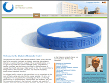 Tablet Screenshot of diabetesmetaboliccenter.com